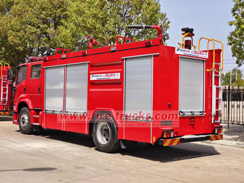 ISUZU FTR pumper fire truck price