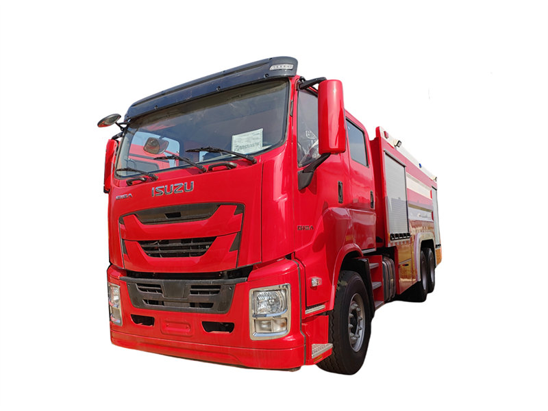 ISUZU GIGA powder fire tanker truck