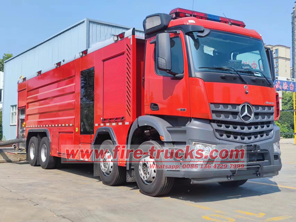 Saudi Arabia Benz Actros 580hp heavy foam fire truck Saudi Arabia Benz Actros 580hp heavy foam fire truck