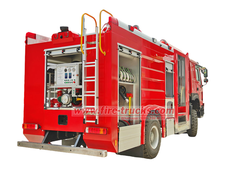 HOWO 4×4 heavy rescue fire truck