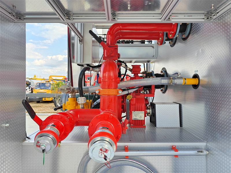 Pump in and pump out control valve