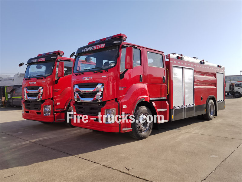 isuzu 5000 liters water fire tender