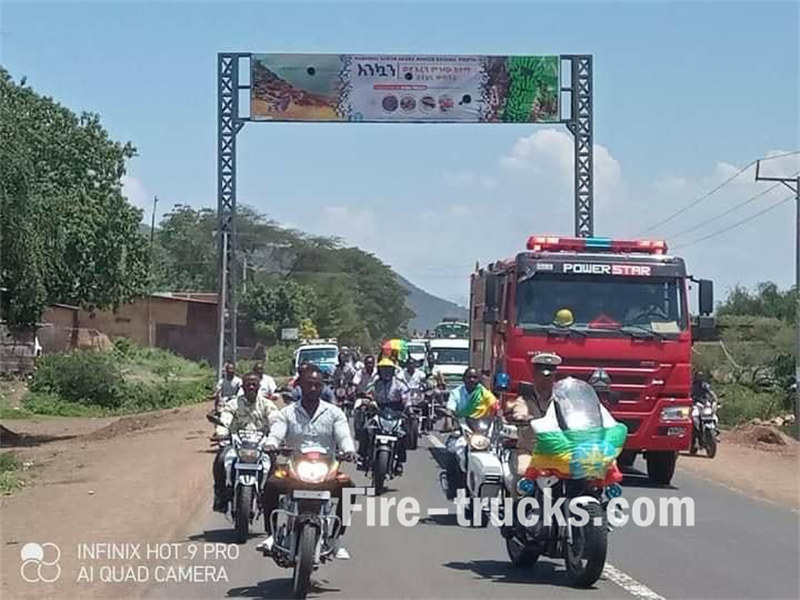 Mauritania customer is satisfy with fire truck Mauritania customer is satisfy with fire truck