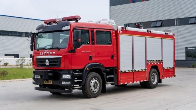 HOWO chassis Fire Department Truck design drawing
