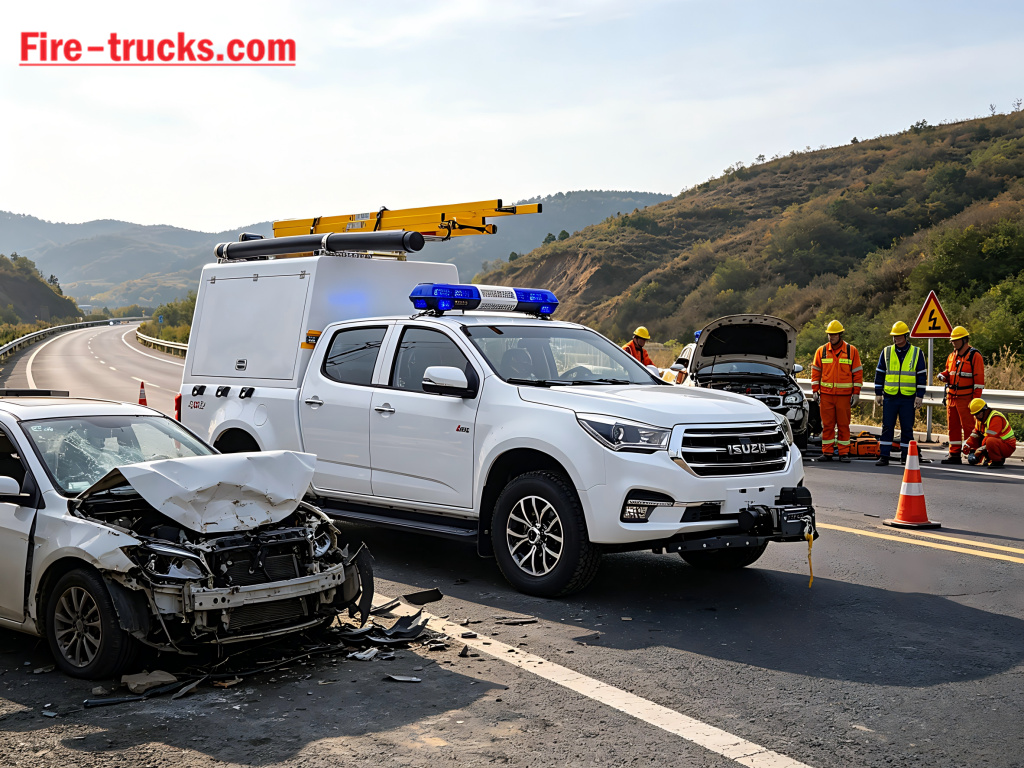 ISUZU Pickup with Utility Service Truck Bodies