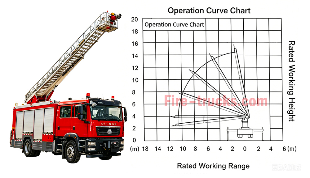 SITRAK HOWO 18M 4X2 emergency foam fire rescue vehicle with telescopic ladder SITRAK HOWO 18M 4X2 emergency foam fire rescue vehicle with telescopic ladder