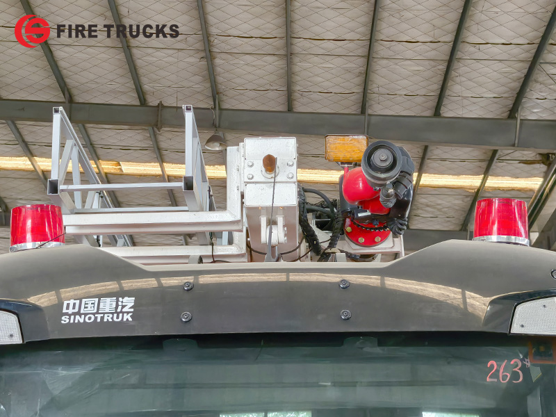 SITRAK HOWO 18M 4X2 rescue fire engine for mid-rise building fire suppression