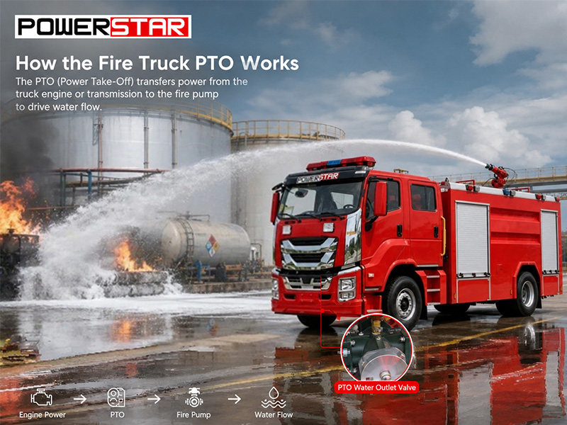 How Does a Isuzu Fire Truck PTO Work