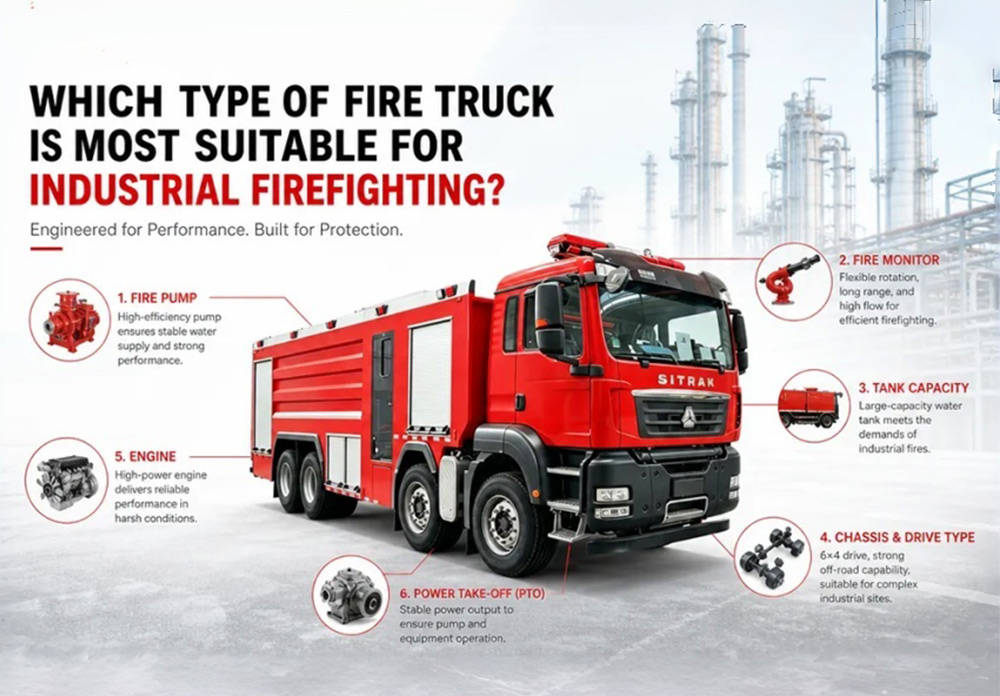 Which Type of Fire Truck Is Most Suitable for Industrial Firefighting Which Type of Fire Truck Is Most Suitable for Industrial Firefighting