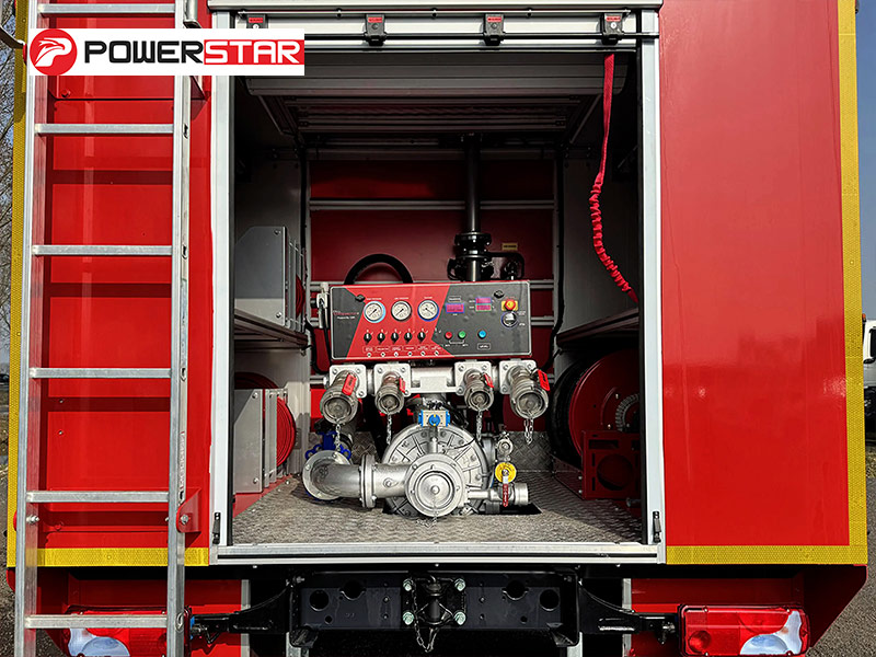 MAN TGM 4x4 Foam Water Fire Engine 5000L CINAR 3000 N FIRE PUMP