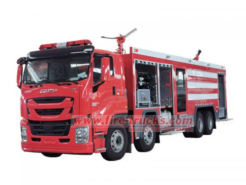 ISUZU GIGA 12 wheeler powder fire truck