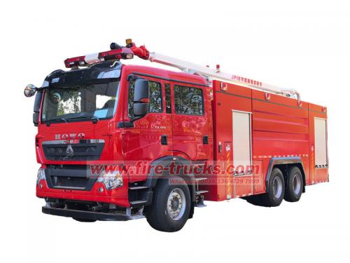 HOWO 18-meter water tower truck