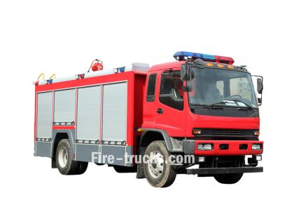Albania Isuzu FVR GIGA 6cbm foam fire truck