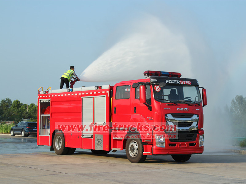 Come scegliere il monitor antincendio giusto per i camion dei pompieri ISUZU?