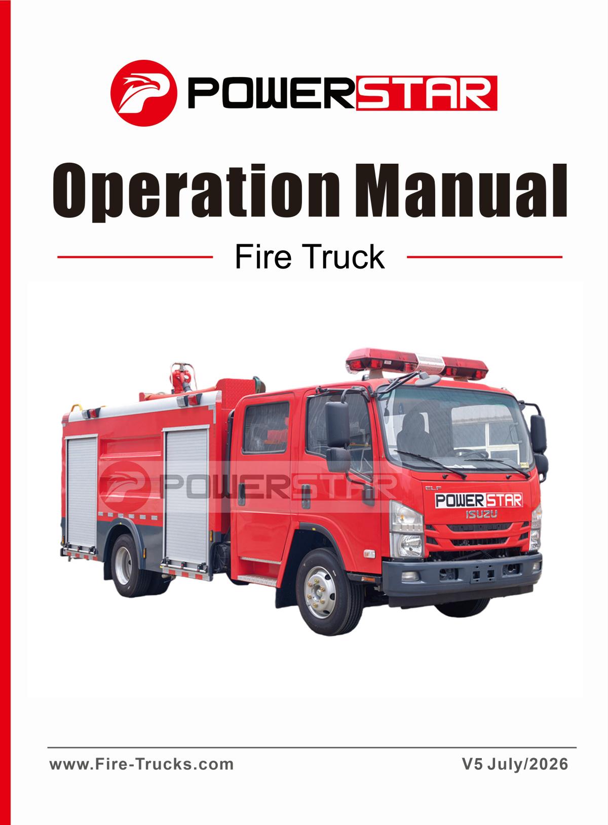 ISUZU NPR FIRE TRUCKS COMPANY OPERATIONS SERVICE MANUAL